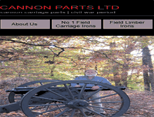 Tablet Screenshot of cannonpartsltd.com